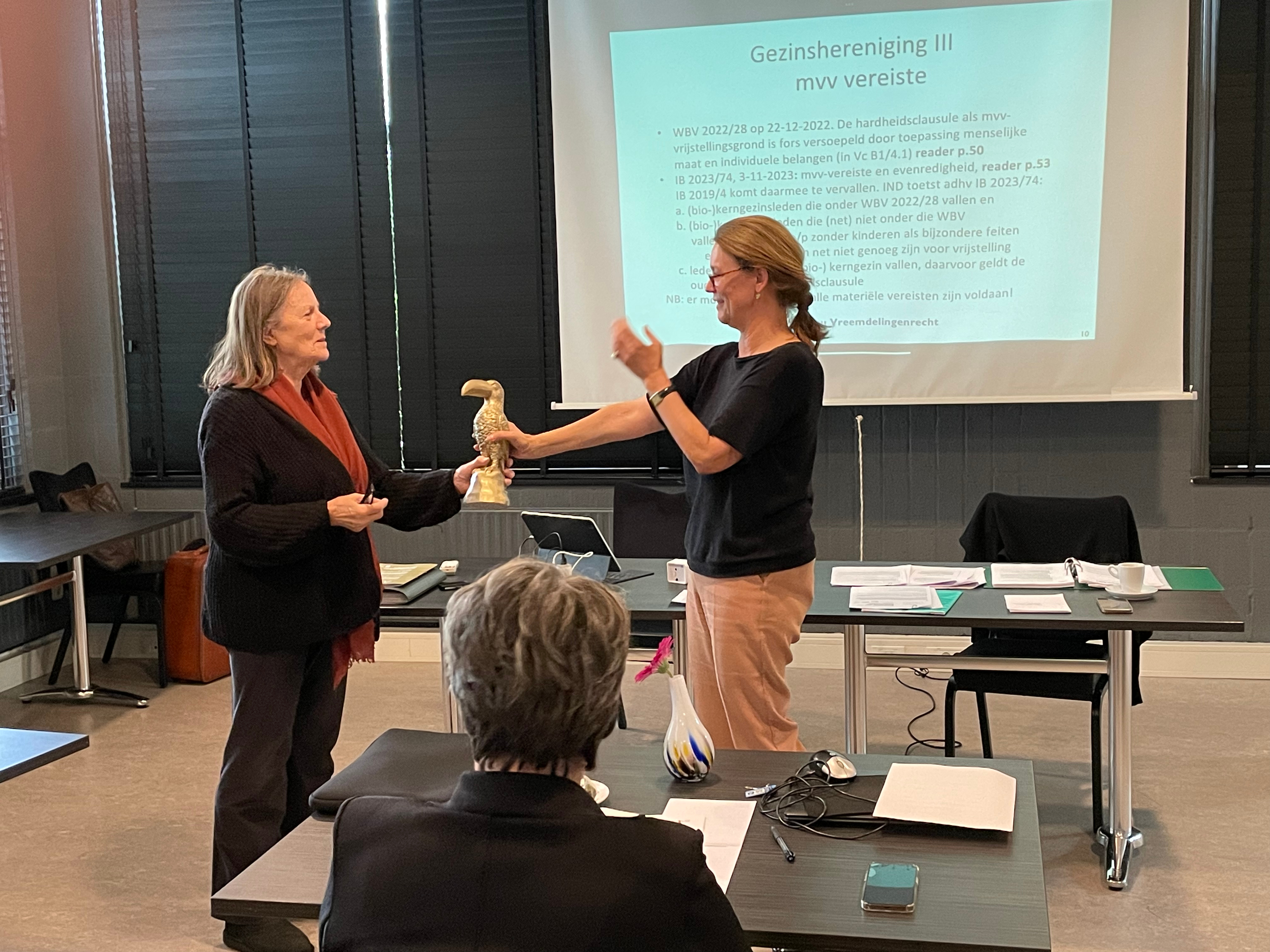 prijsuitreiking G. Later